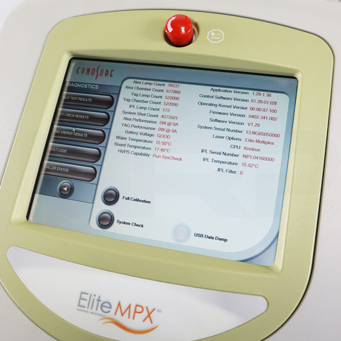 2014 Cynosure Elite MPX Laser 755/1064nm With IPL And Built-In Zimmer