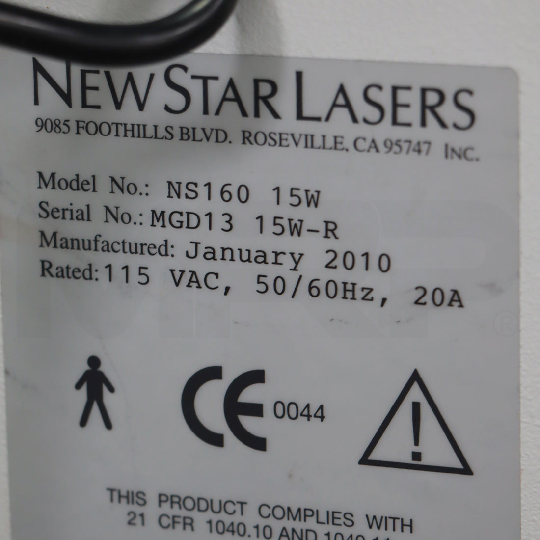 2010 NewStar CoolTouch Laser Acne Wrinkle Reduction System