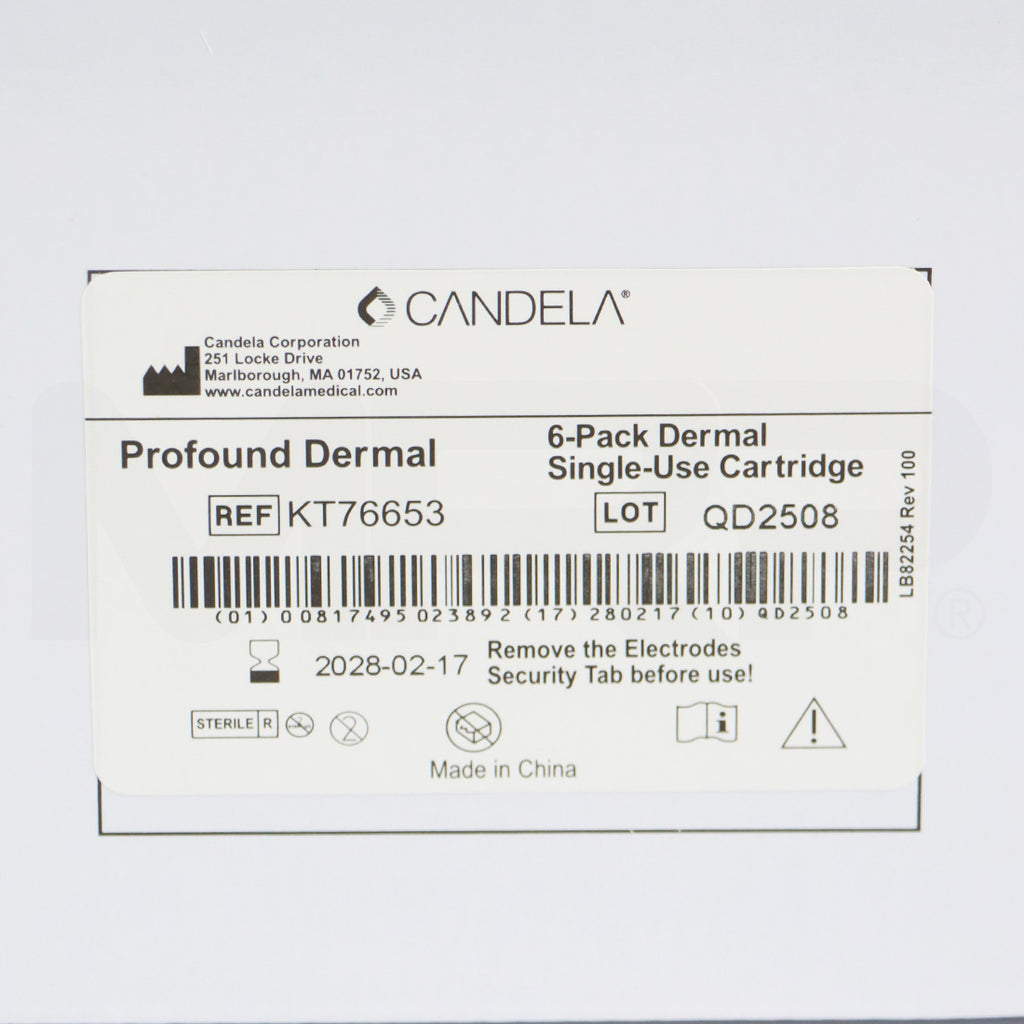 Syneron Candela Profound Dermal Microneedling Single-Use Cartridge, EXP 02/2028 6-Pack