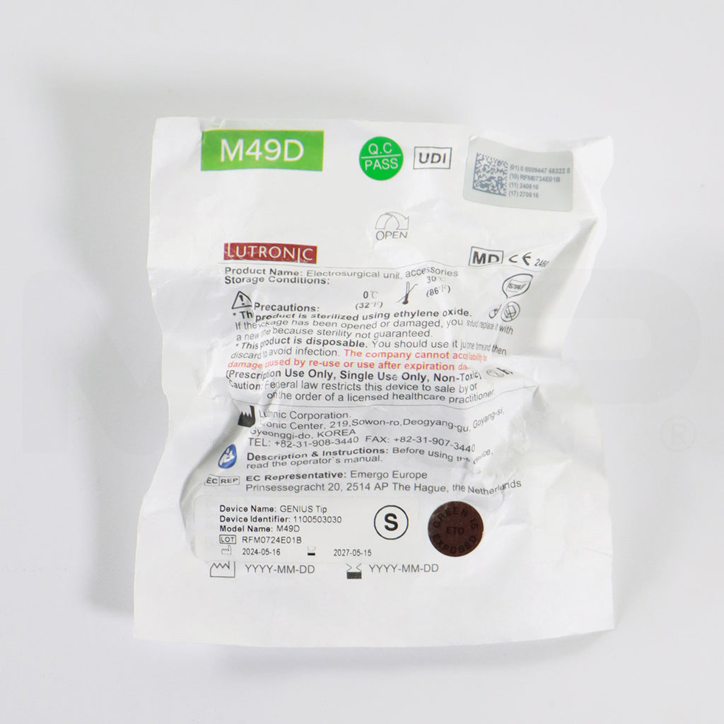 Lutronic Genius M49D Electrosurgical Microneedling S Tips - 4-Pack (EXP 05/15/2027