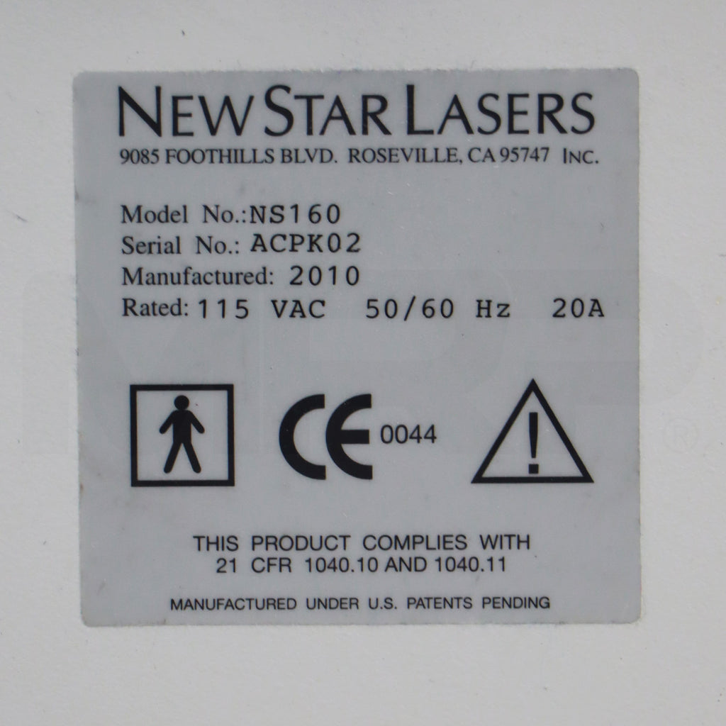2010 NewStar CoolTouch Laser Acne Wrinkle Reduction NS160 System