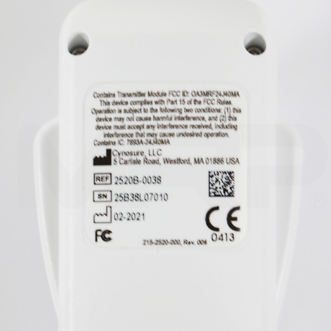2021 Cynosure Palomer Icon Skintel Melanin Density Reader
