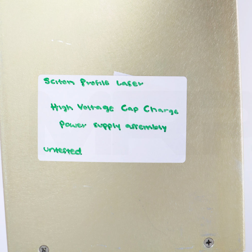 Sciton Profile Laser High Voltage Cap Charge Power Supply Assembly AS-IS