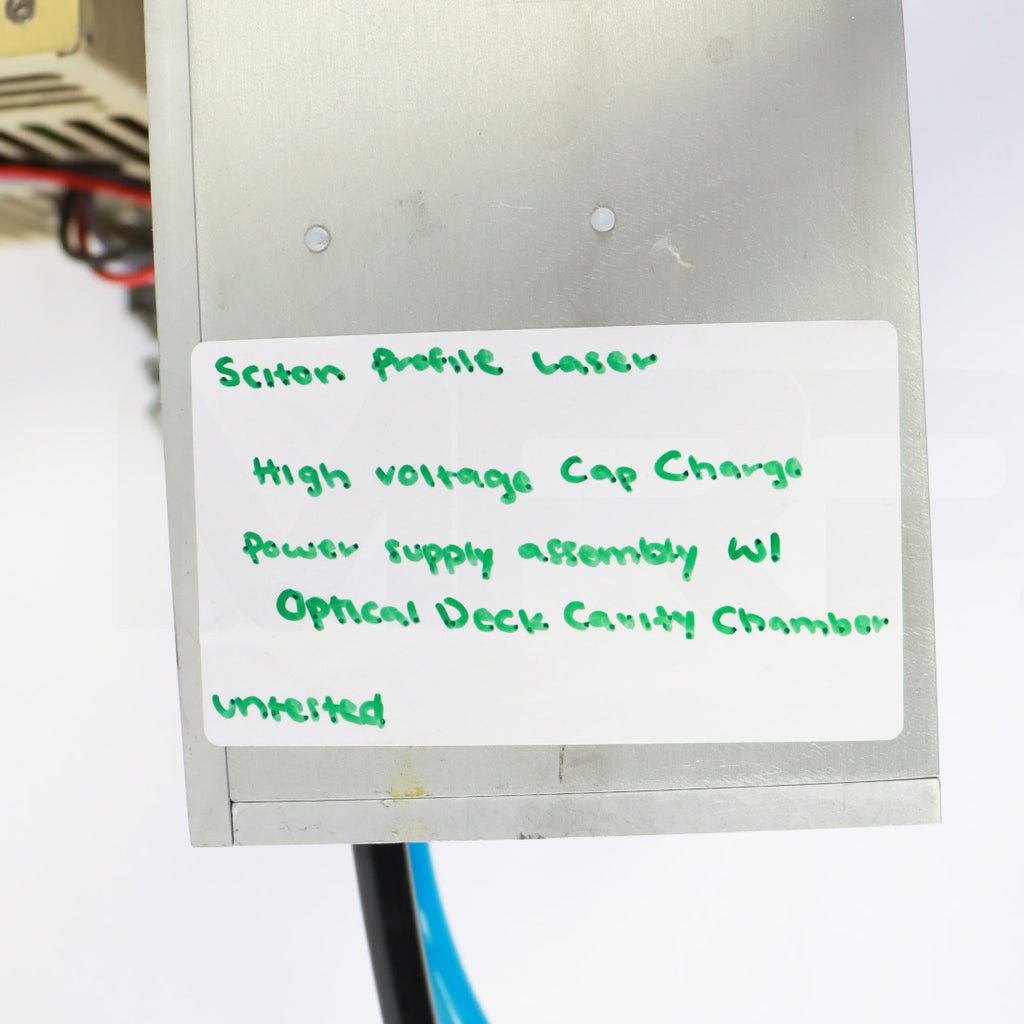 Sciton Profile Laser High Voltage Cap Charge Power Supply Assembly W/ Optical Deck Cavity Chamber AS-IS