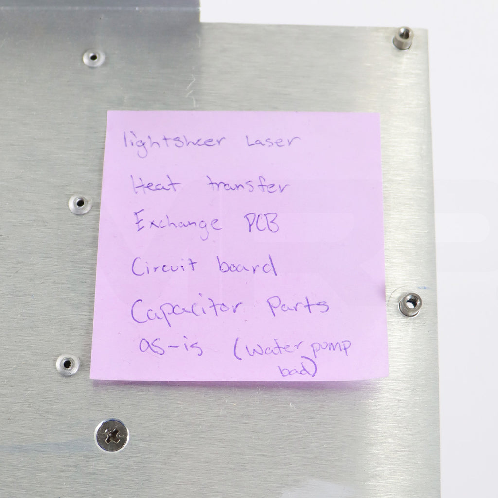 Lumenis Lightsheer Heat Transfer Exchange PCB Circuit Board Capacitor Parts AS-IS