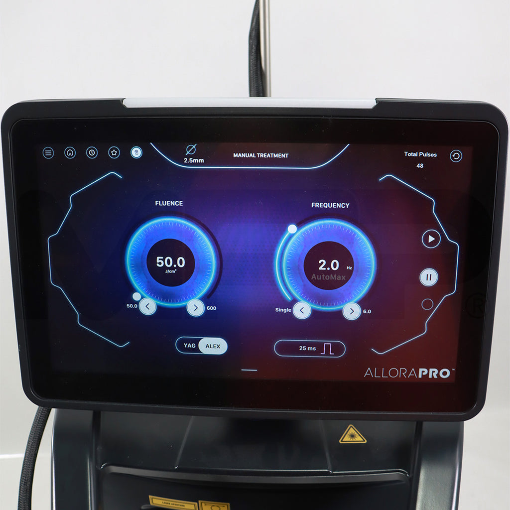Reveal Allora Pro Laser System Alex Screen