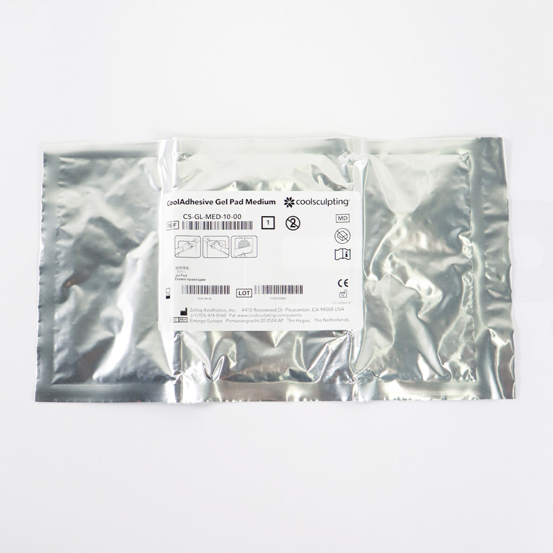 Zeltiq CoolSculpting CoolAdhesive Gel Pad Medium CS-GL-MED-10-00 EXP 2023 x24 pc