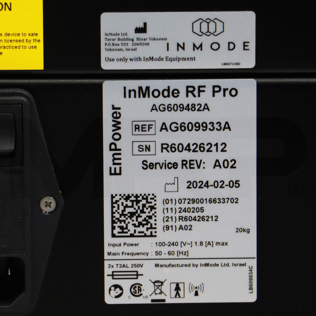 2024 InMode EmPower RF Pro Morpheus8 MorpheusV Body Forma Plus90 System