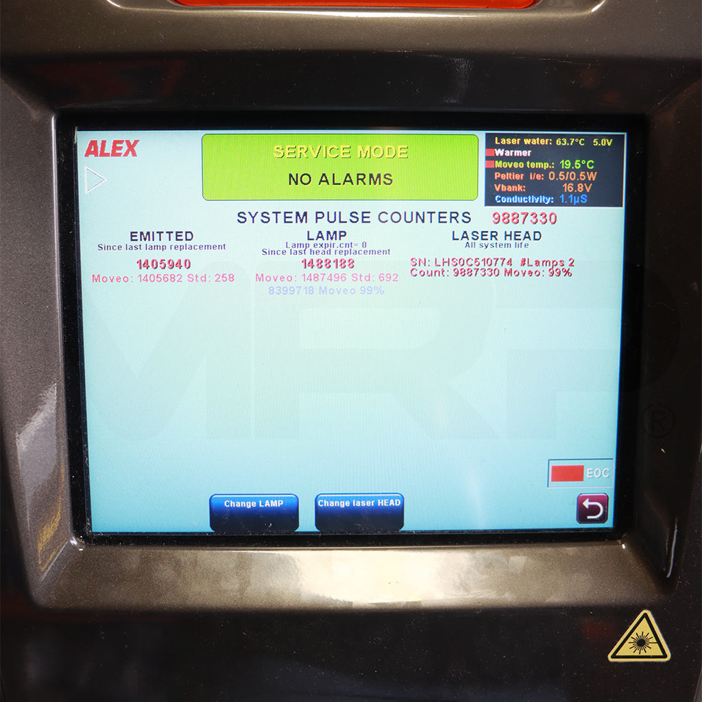 2021 DEKA Motus AY Laser Nd: YAG Alex 755nm 1064nm Hair Removal HR System