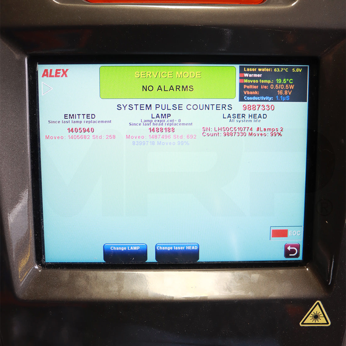 2021 DEKA Motus AY Laser Nd: YAG Alex 755nm 1064nm Hair Removal HR System