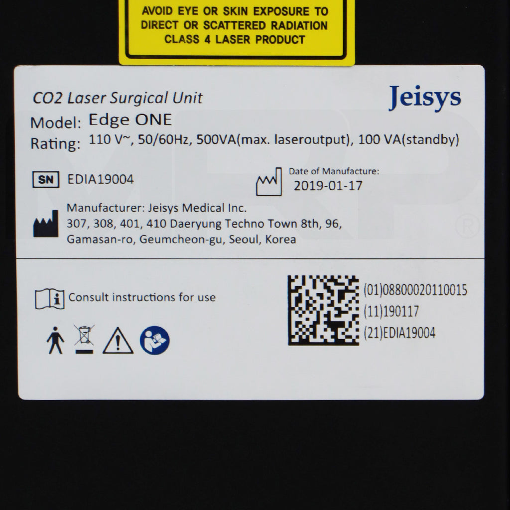 2019 Jeisys Edge One Fractional CO2 Skin Resurfacing Laser System