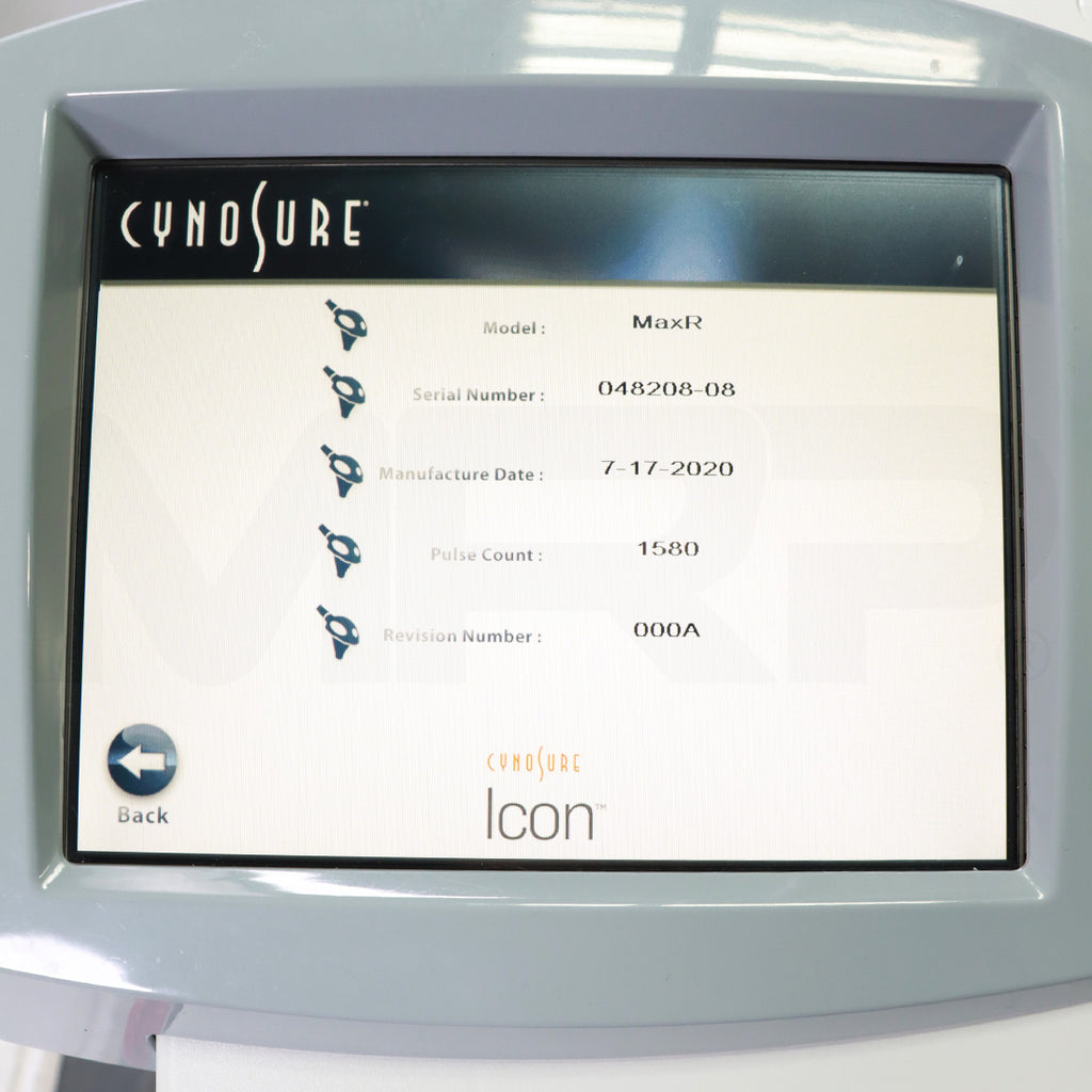 2018 Cynosure Icon Laser Hair Removal w/ MaxG MaxR MaxY & 1540 Handpieces