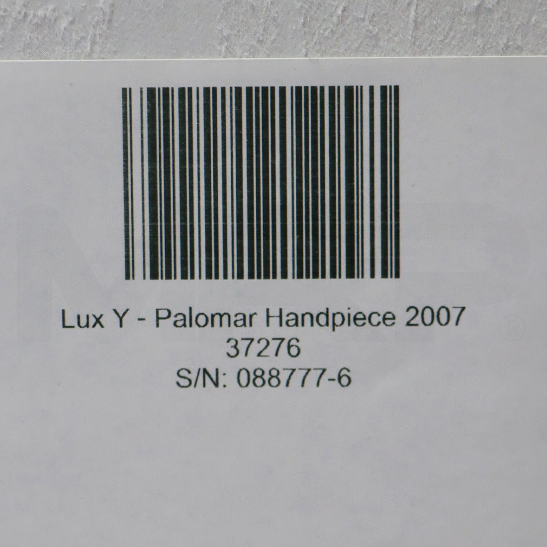 2007 Cynosure Palomar StarLux 500 LuxY Handpiece