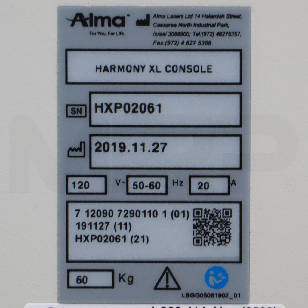 2019 Alma Harmony XL Pro IPL Laser Hair Removal Acne Skin Resurfacing System