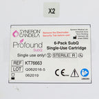 Syneron Candela Profound SubQ Single-Use Cartridge 6pk EXP. 06/2019