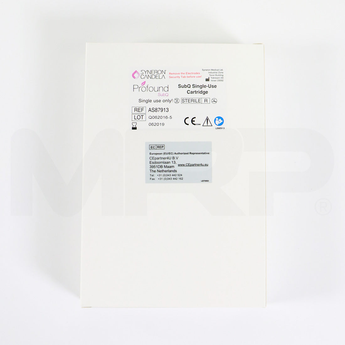 Syneron Candela Profound SubQ Single-Use Cartridge 6pk EXP. 06/2019