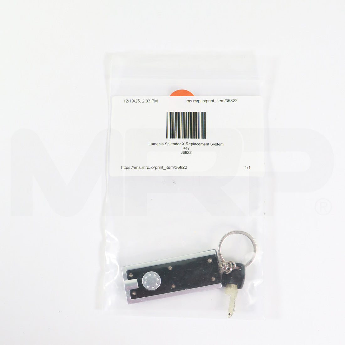 Lumenis Splendor X Replacement System Key