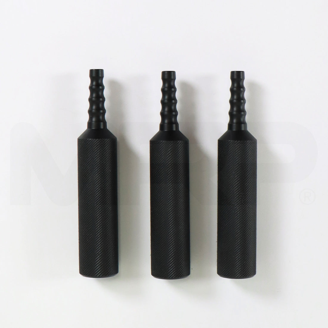 Black Knurled Cannula Handle, Single