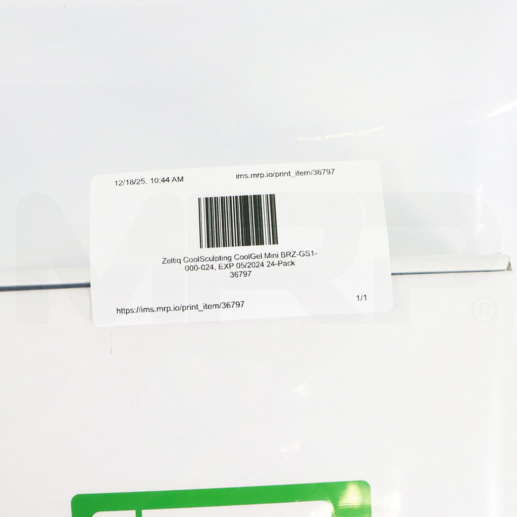 Zeltiq CoolSculpting CoolGel Mini BRZ-GS1-000-024, EXP 05/2024 24-Pack