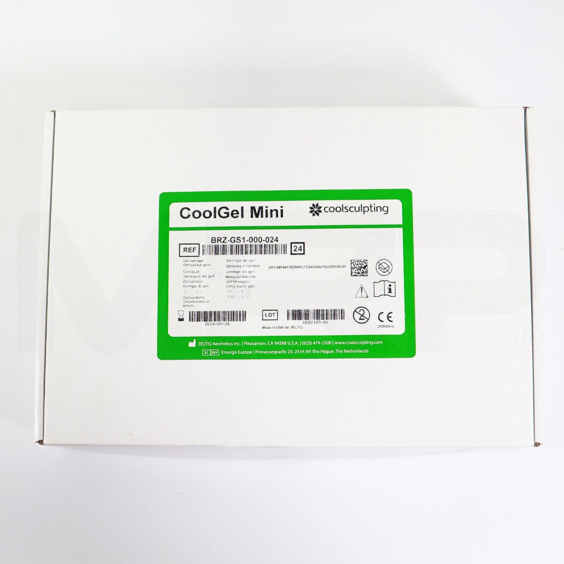Zeltiq CoolSculpting CoolGel Mini BRZ-GS1-000-024, EXP 05/2024 24-Pack