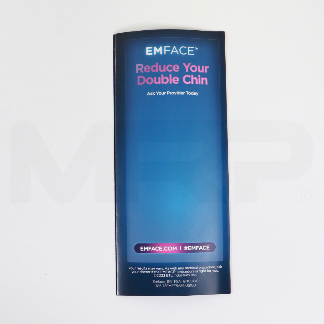 2023 BTL EMFace Educational Marketing Tri-Fold Pamphlet x71