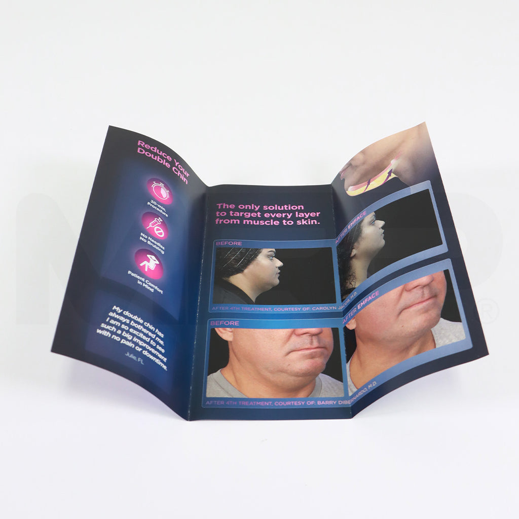 2023 BTL EMFace Educational Marketing Tri-Fold Pamphlet x71