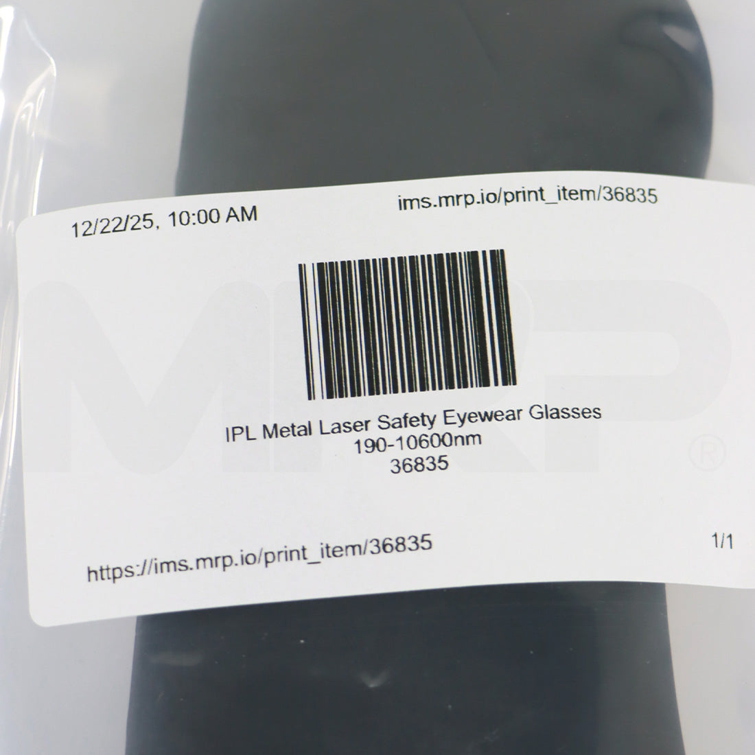 IPL Metal Laser Safety Eyewear Glasses 190-10600nm