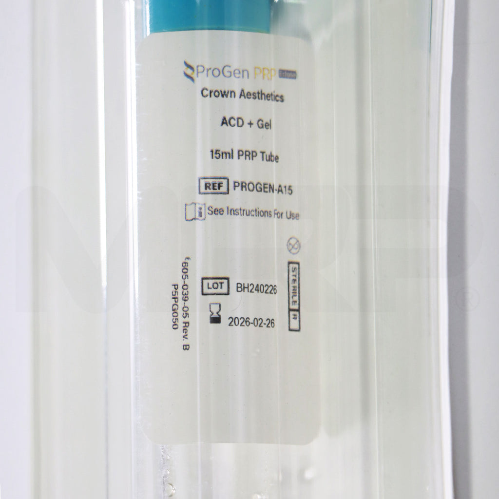Crown Aesthetics ProGen PRP Eclipse ACD + Gel 15ML Tube, Single EXP 02/2026