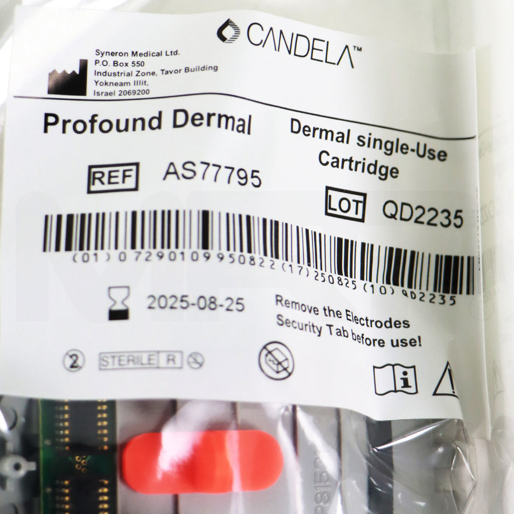 Syneron Candela Profound Dermal Single-Use Cartridge AS77795, EXP 08/2025
