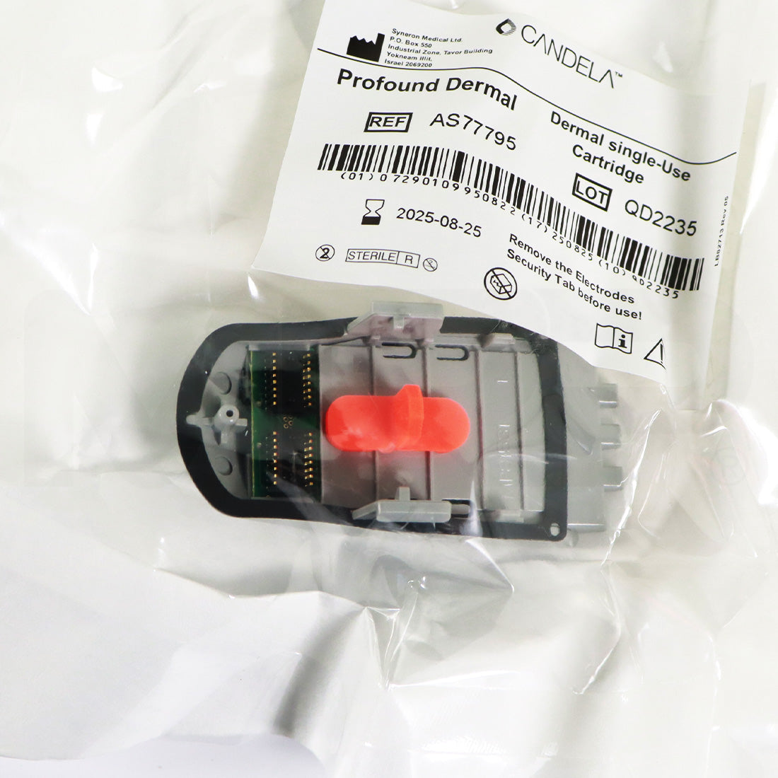 Syneron Candela Profound Dermal Single-Use Cartridge AS77795, EXP 08/2025