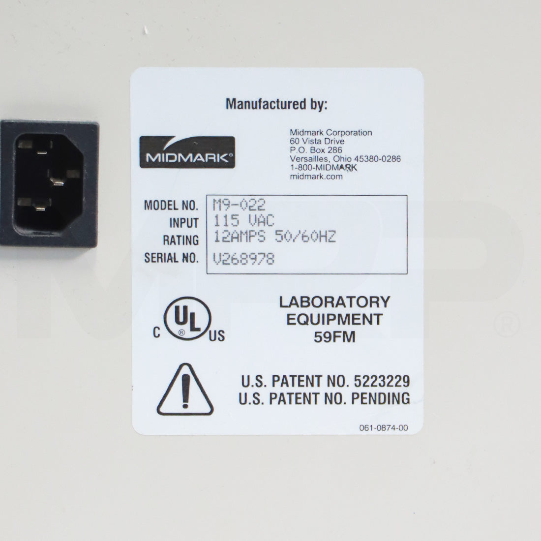 Midmark Ritter M9-022 Ultraclave Autoclave Sterilizer Mid Mark Ultra Clave