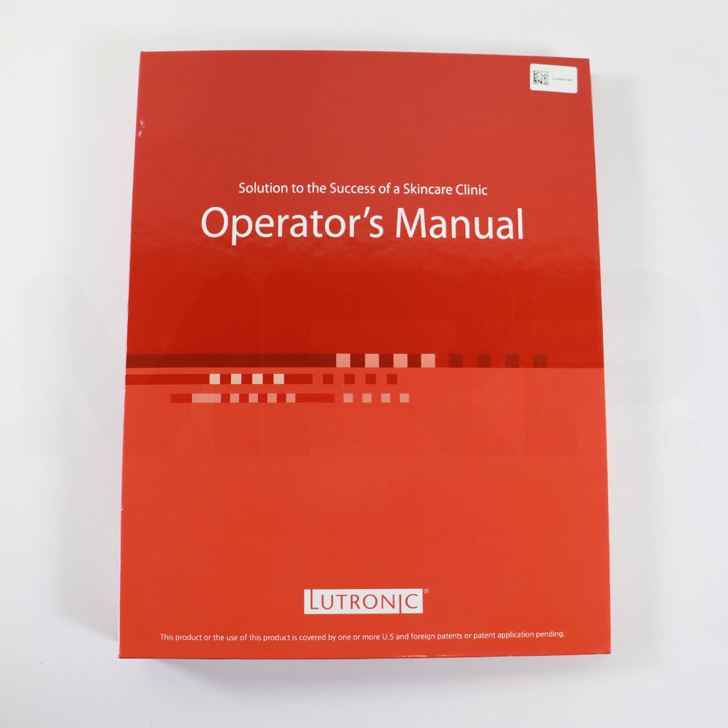 2019 Lutronic Spectra Laser Dual Pulsed Nd YAG Operator Manual User Guide Book Rev 3.2