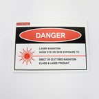 Lutronic Class 4 Laser Radiation Danger Sign