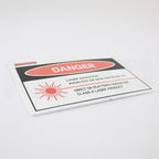 Lutronic Class 4 Laser Radiation Danger Sign