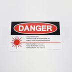 Danger Sign Sticker Class IV Laser Product Rev 01