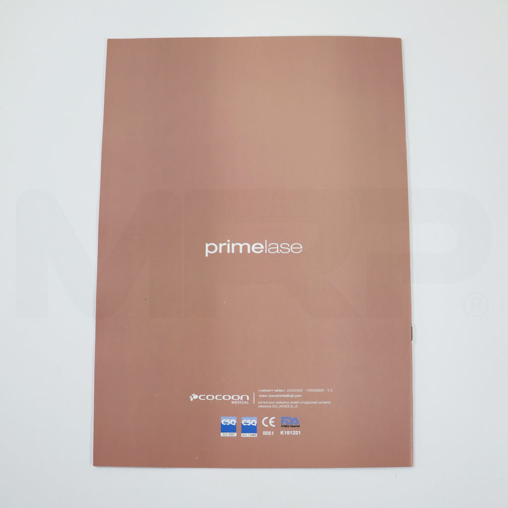 Cocoon Medical Primelase Treatment Table 100009306 – 20200325 – V.5
