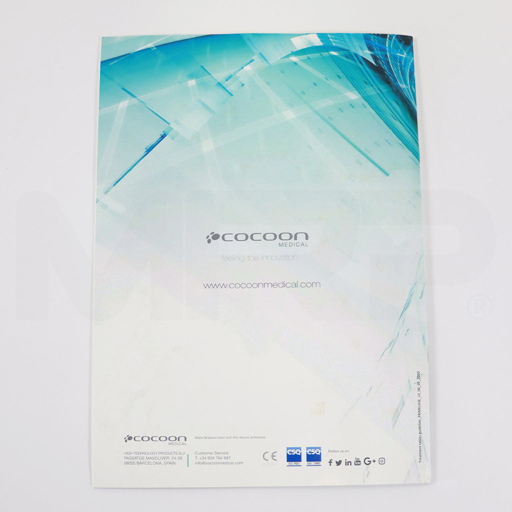 Cocoon Medical Primelase Excellence Treatment Guidelines Booklet
