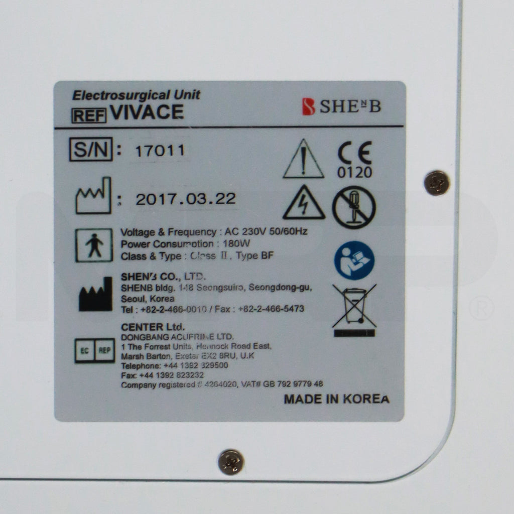 2017 SHEnB Vivace RF Microneedling & Skin Rejuvenation System