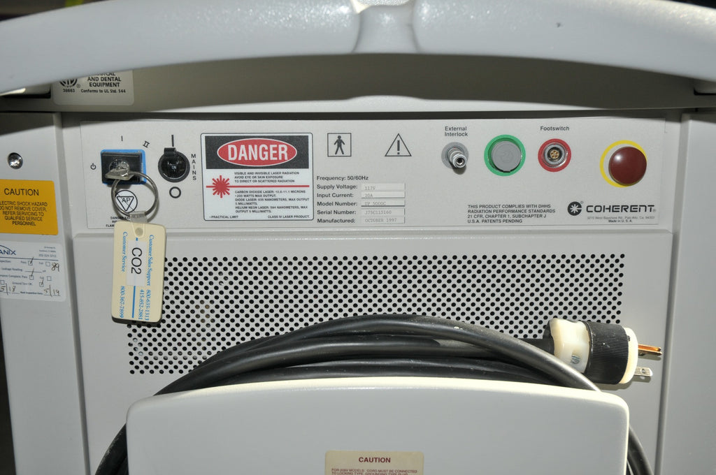 1997 Coherent UltraPulse 5000C CO2 Laser Ultra Pulse Surgical Laser Lumenis