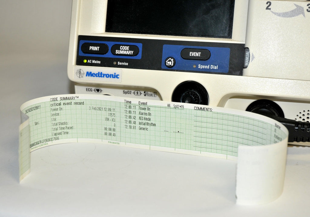 Medtronic LIFEPAK 20e Defibrillator Monitor Portable APEX Sternum Paddle Printer