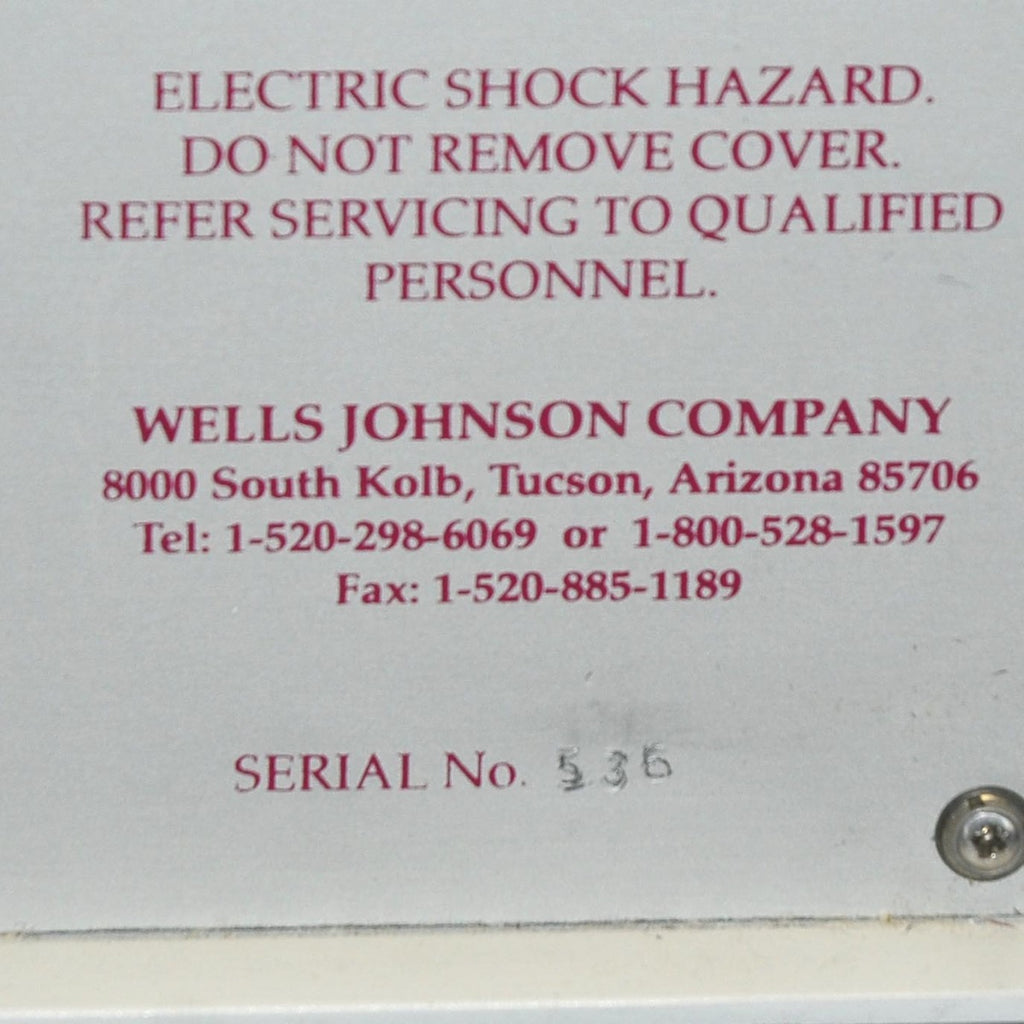 Wells Johnson External Ultrasonic Assist Infusion Tumescent Pump Generator