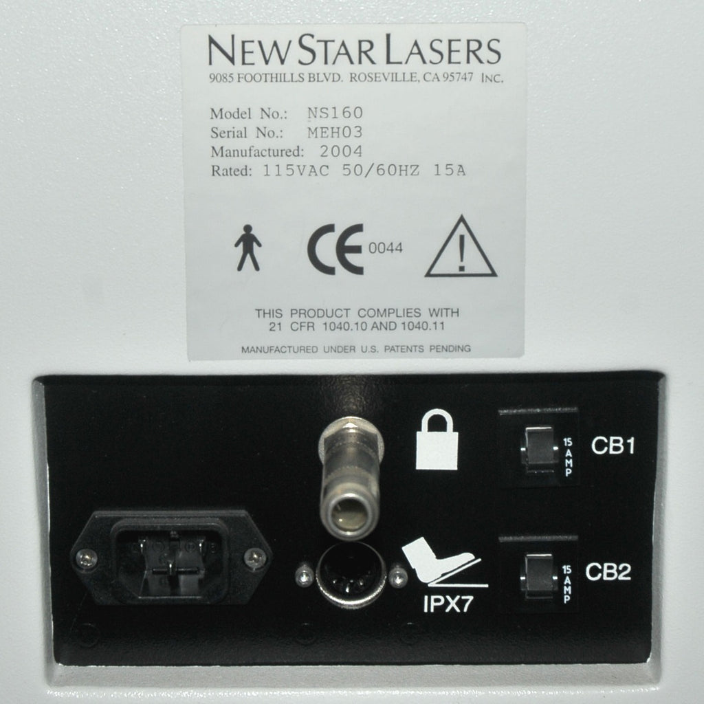 NewStar Laser CoolTouch CTEV NS160 Nd YAG 1320 nm Cosmetic Leg Veins CVI 2004