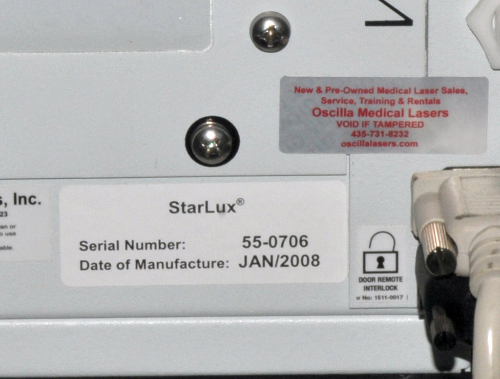 2008 Palomar StarLux 500 IPL Laser LuxYs LuxV LuxRs LuxG Hair Removal Lesions