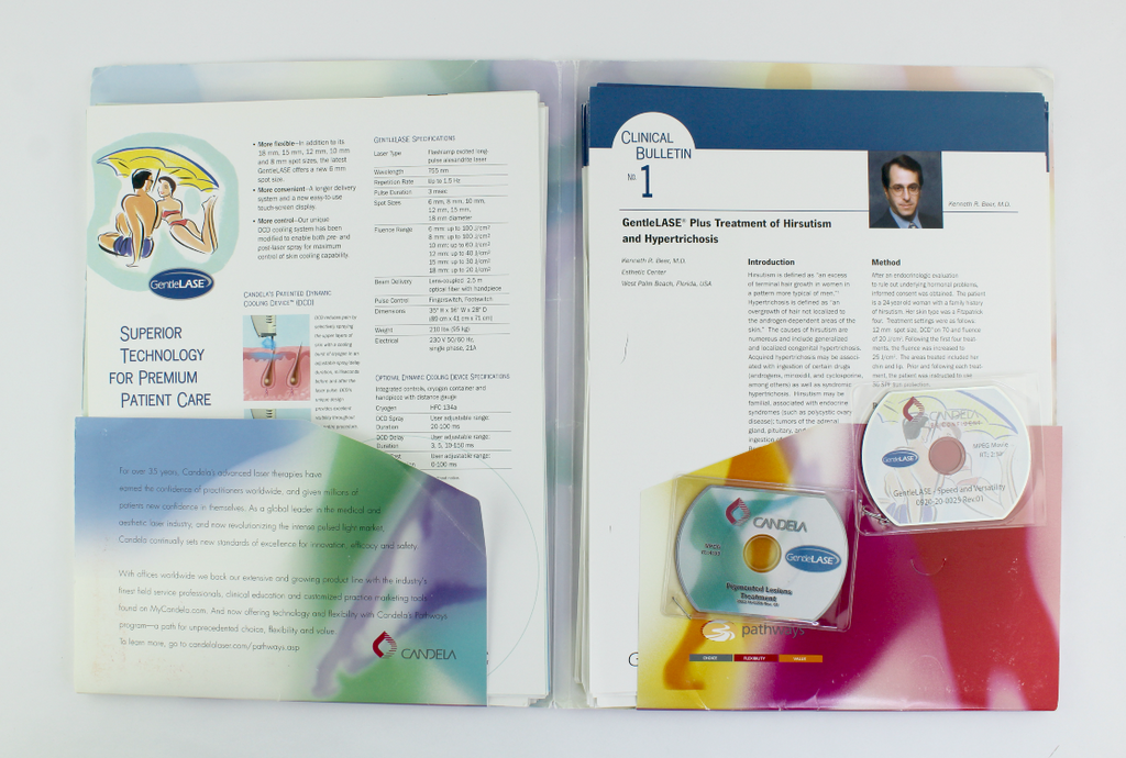 Candela GentleLase Clinical Bulletins Clinical Papers Articles & Videos Folder