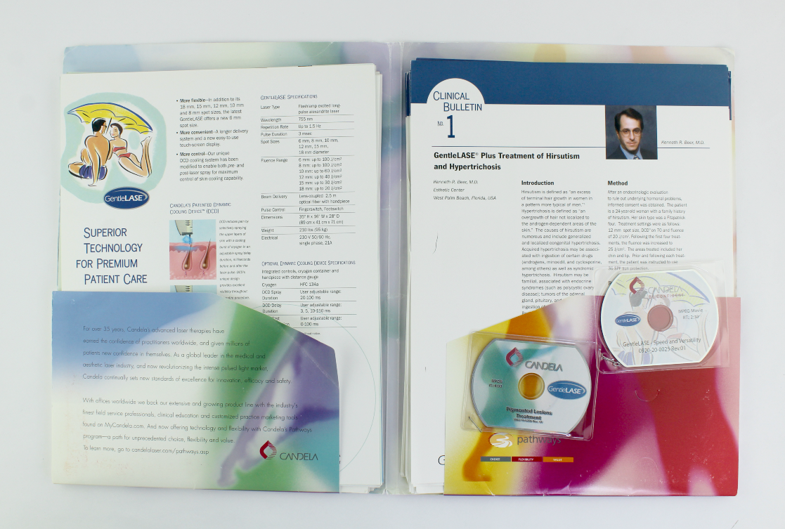 Candela GentleLase Clinical Bulletins Clinical Papers Articles & Videos Folder