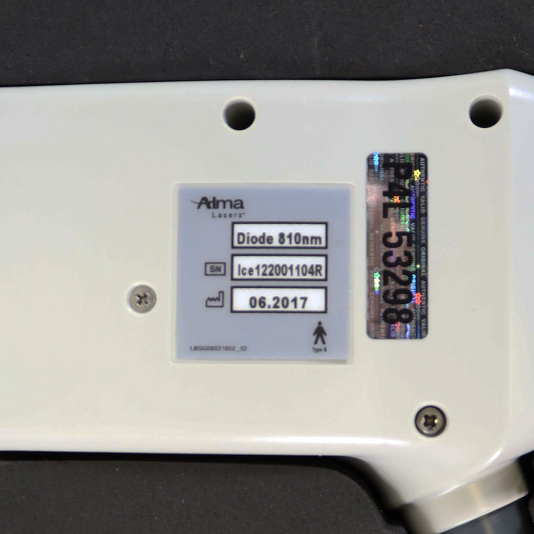 2014 Alma Soprano ICE Laser NIR 810nm System