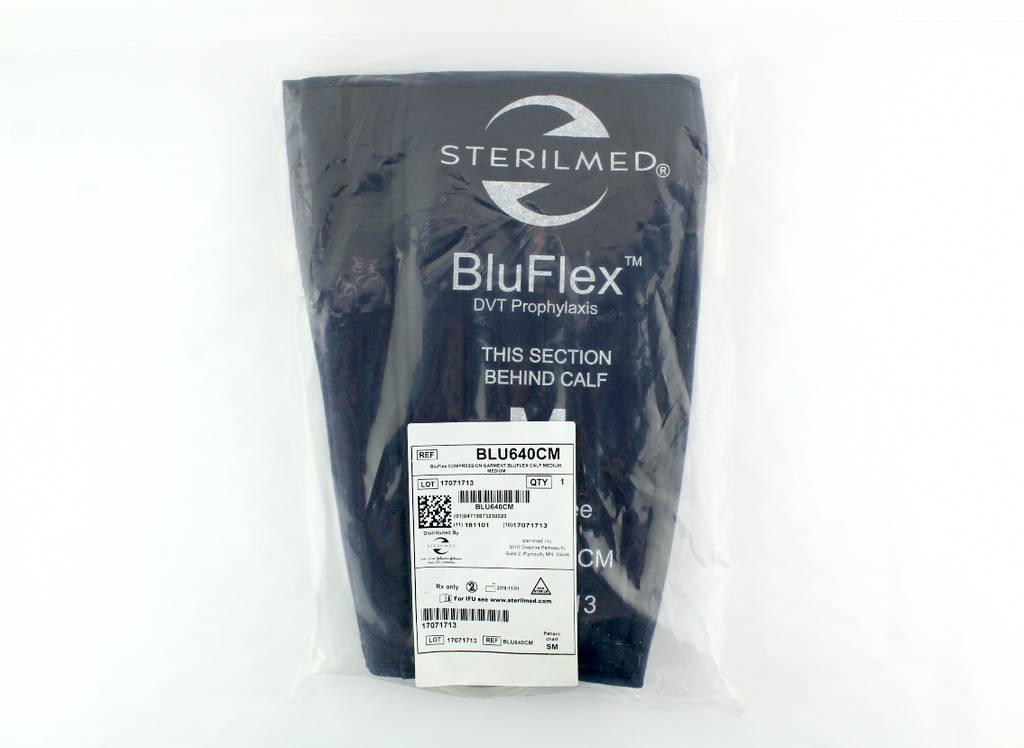Sterilmed Blu640CM BluFlex Compression Garment Calf Medium Pair