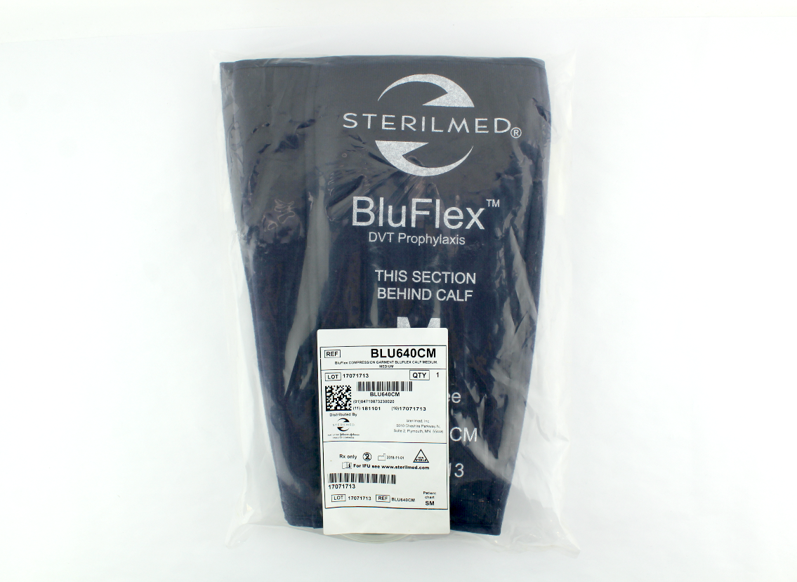 Sterilmed Blu640CM BluFlex Compression Garment Calf Medium Pair