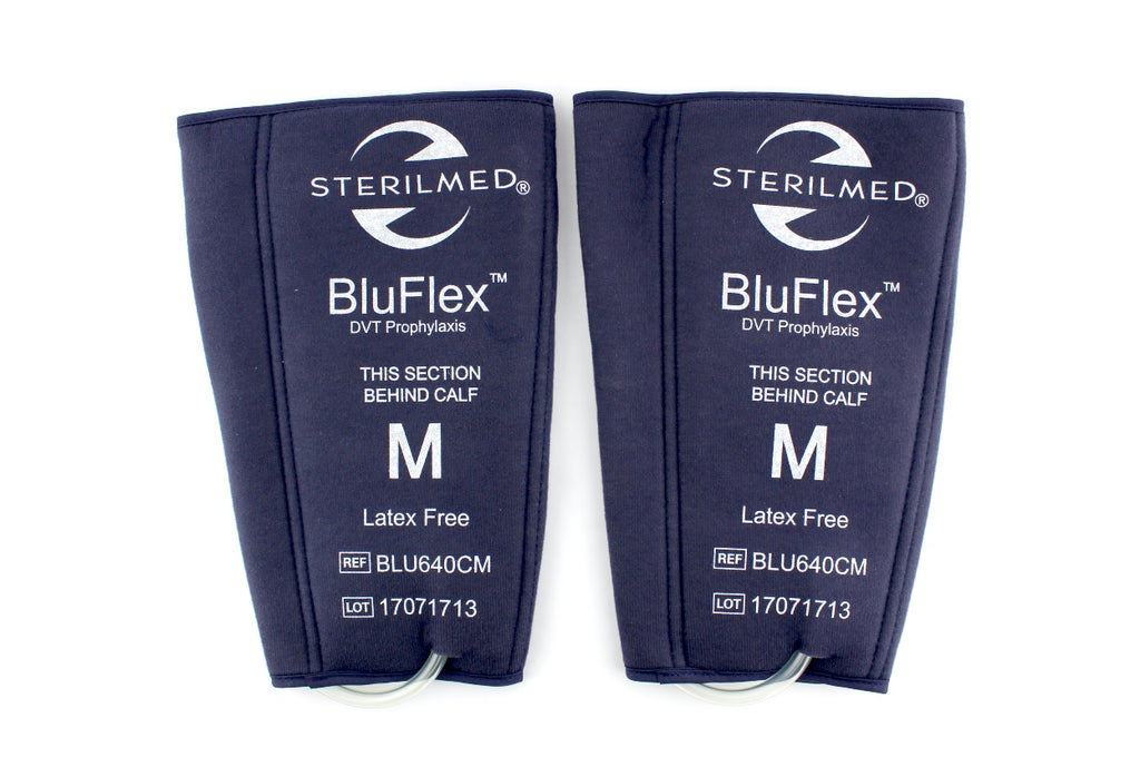 Sterilmed Blu640CM BluFlex Compression Garment Calf Medium Pair
