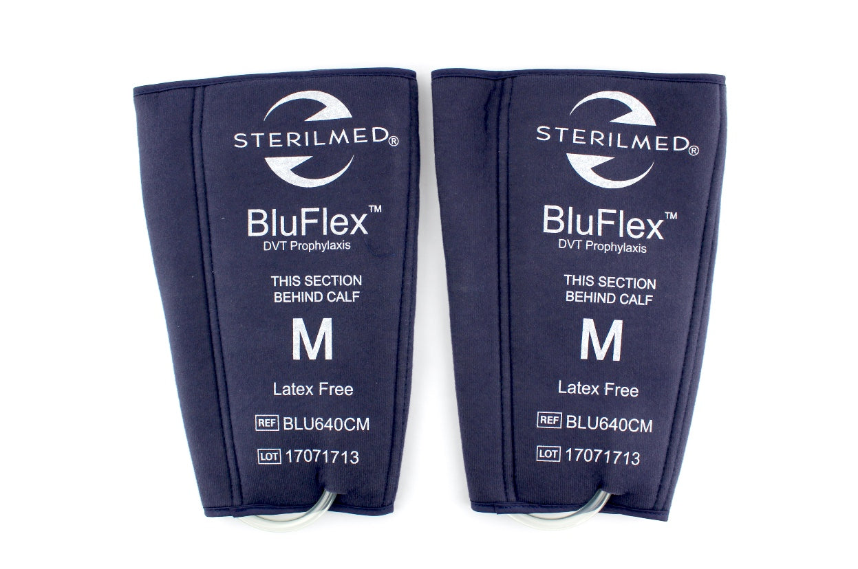 Sterilmed Blu640CM BluFlex Compression Garment Calf Medium Pair